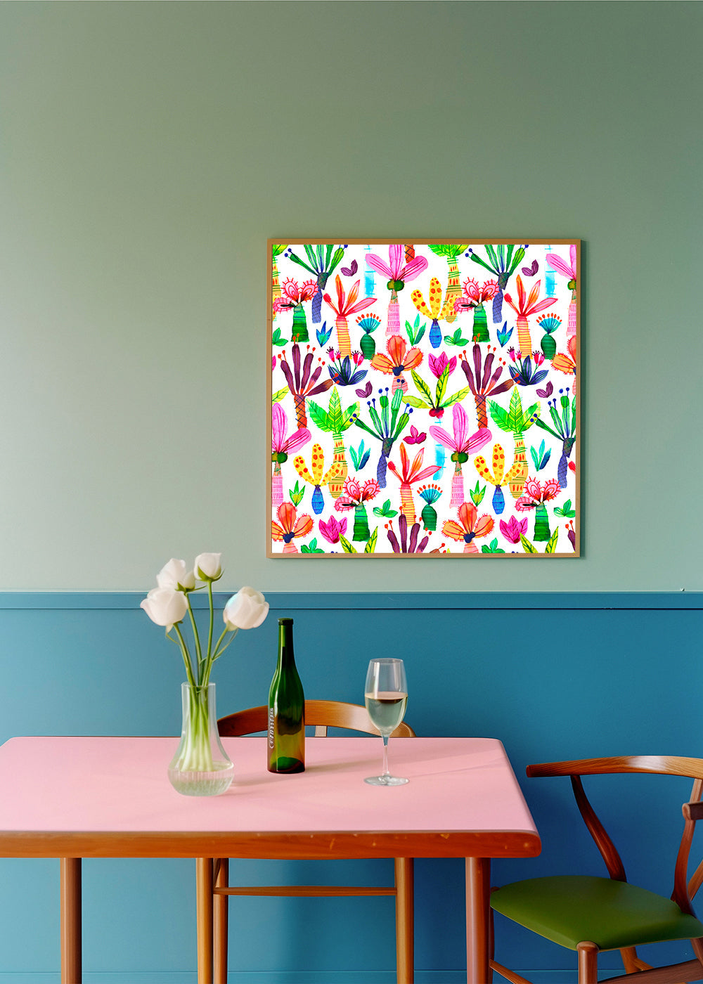 Palms Garden Cuadrado