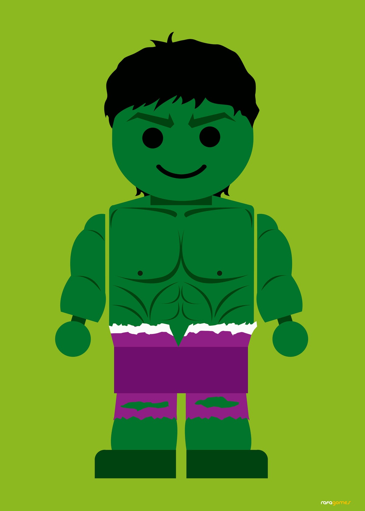 Toy Hulk - Unframed art print