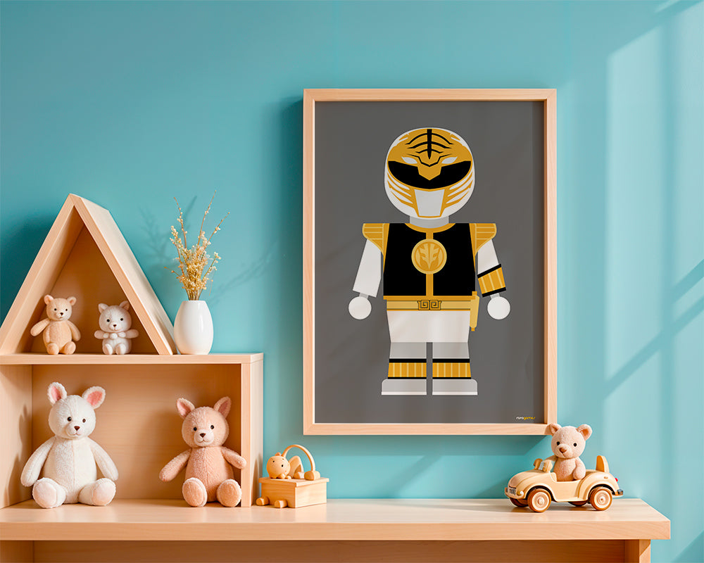 Toy Power Ranger White