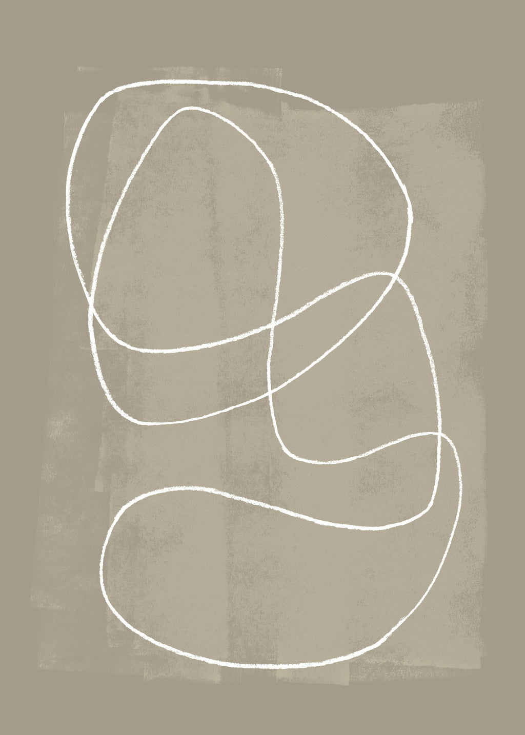 Pencil scribble Nº1 - Unframed art print