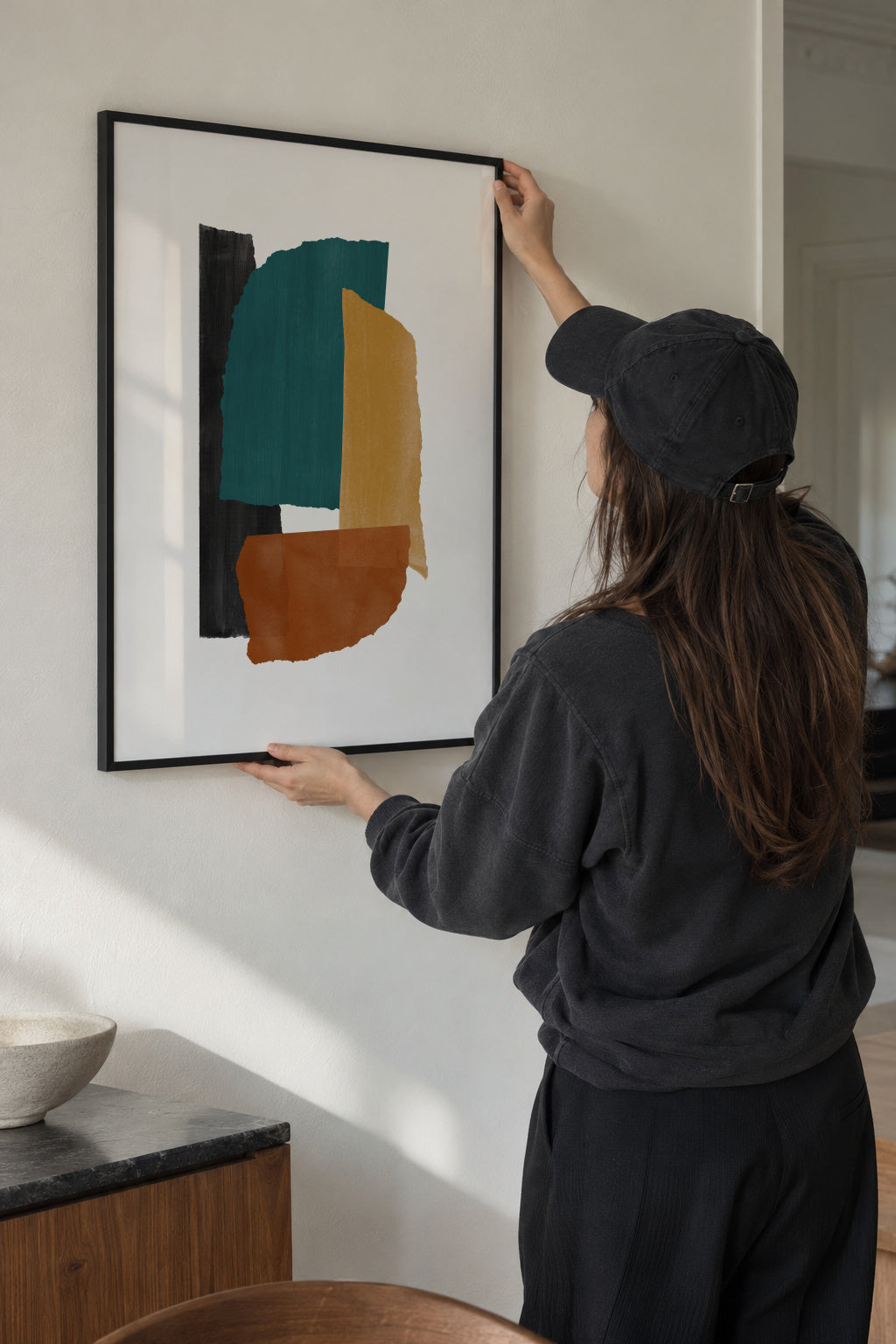 Fragments Nº1 - Framed poster in an interior