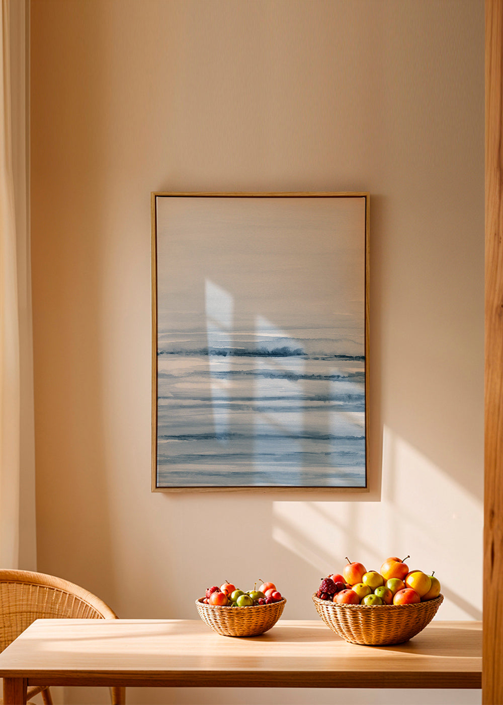 Watercolor landscape N 45 Indigo Blue