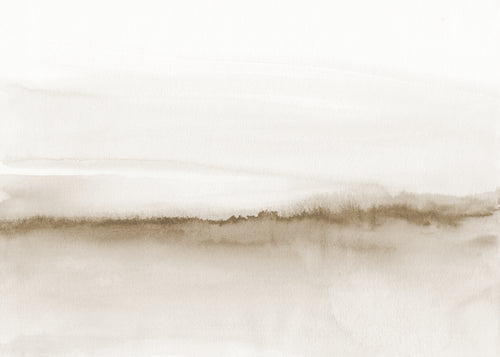Watercolor landscape N 47 Beige tones - Unframed art print