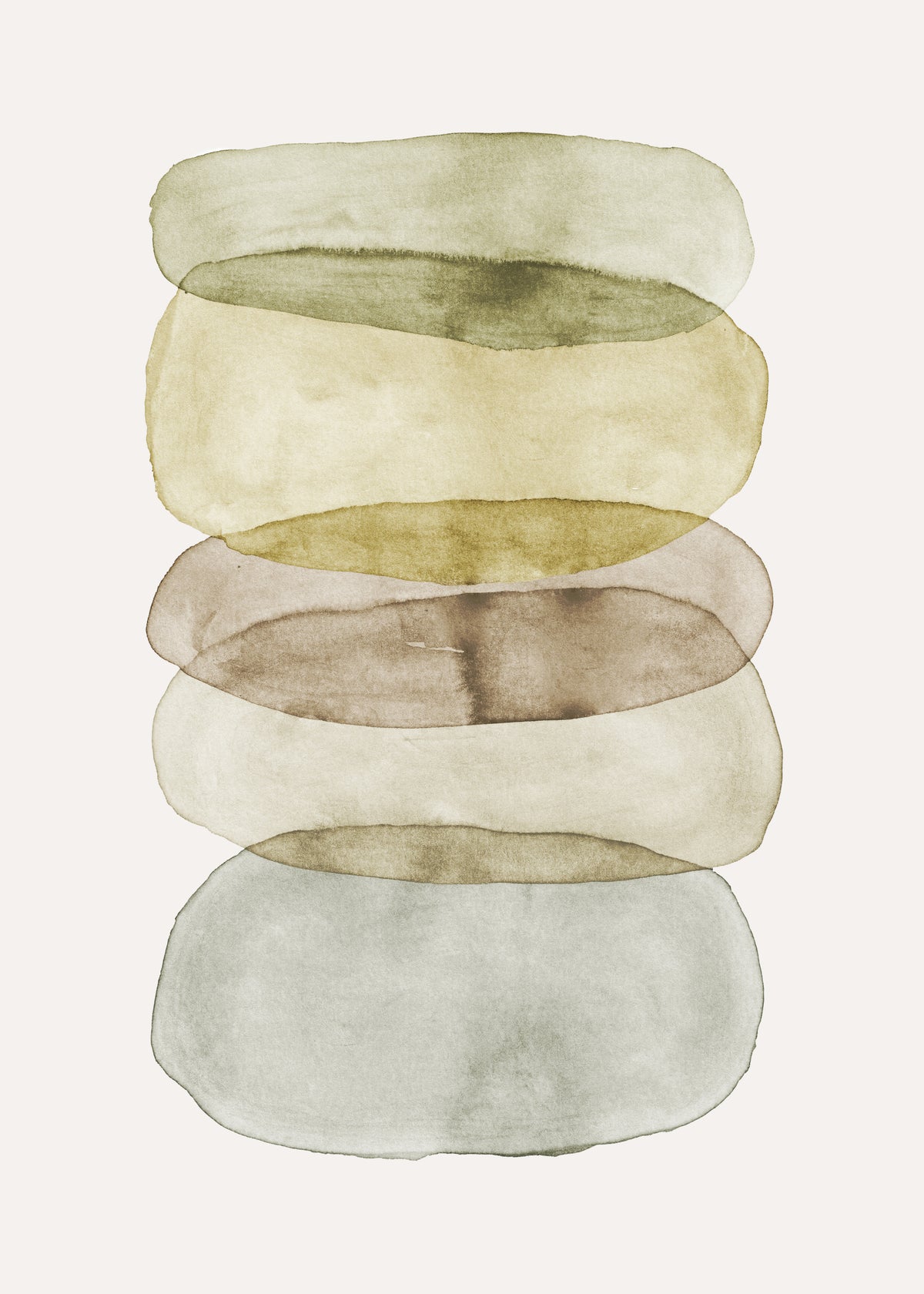 Watercolor abstraction 5 - Unframed art print