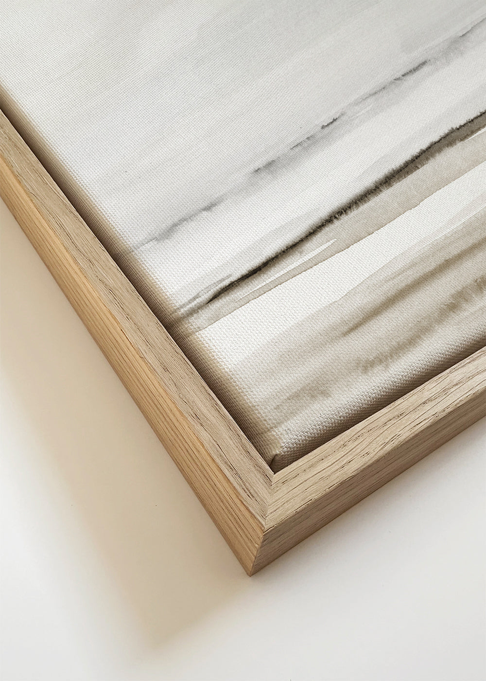 Watercolor shore in neutral colors