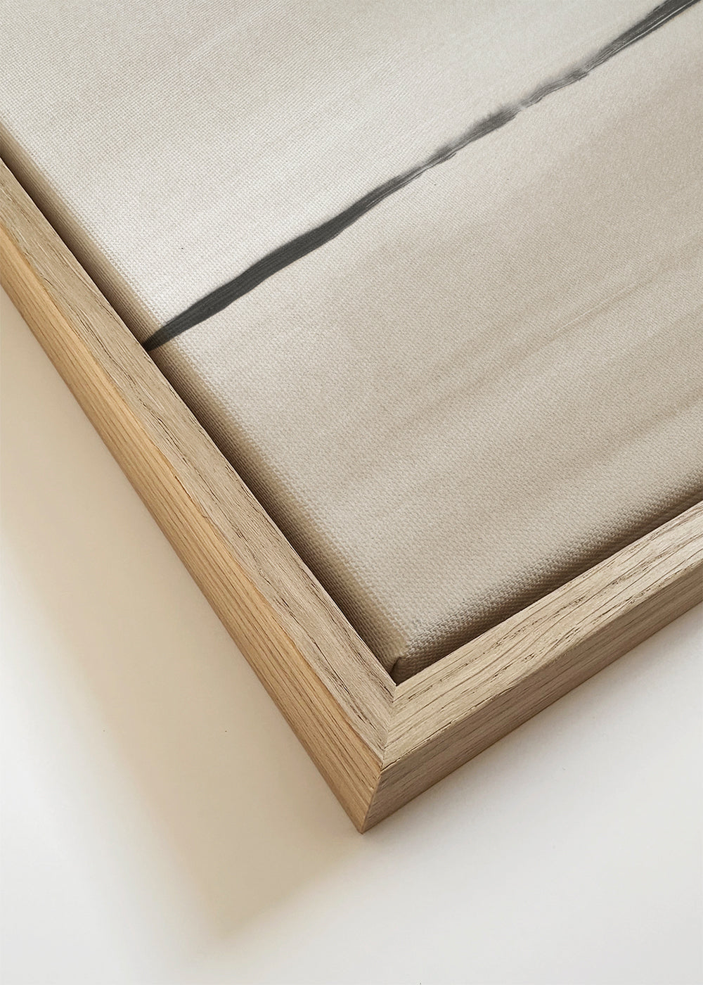 Minimalist horizon in beige tones