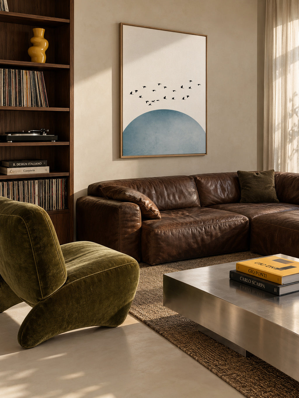 Freedom 01 - Framed canvas in an interior