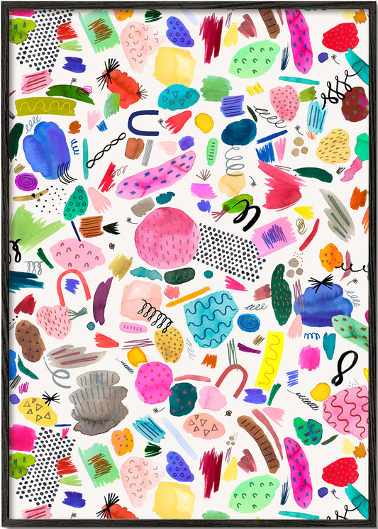 Abstract Scribbles Multi 2