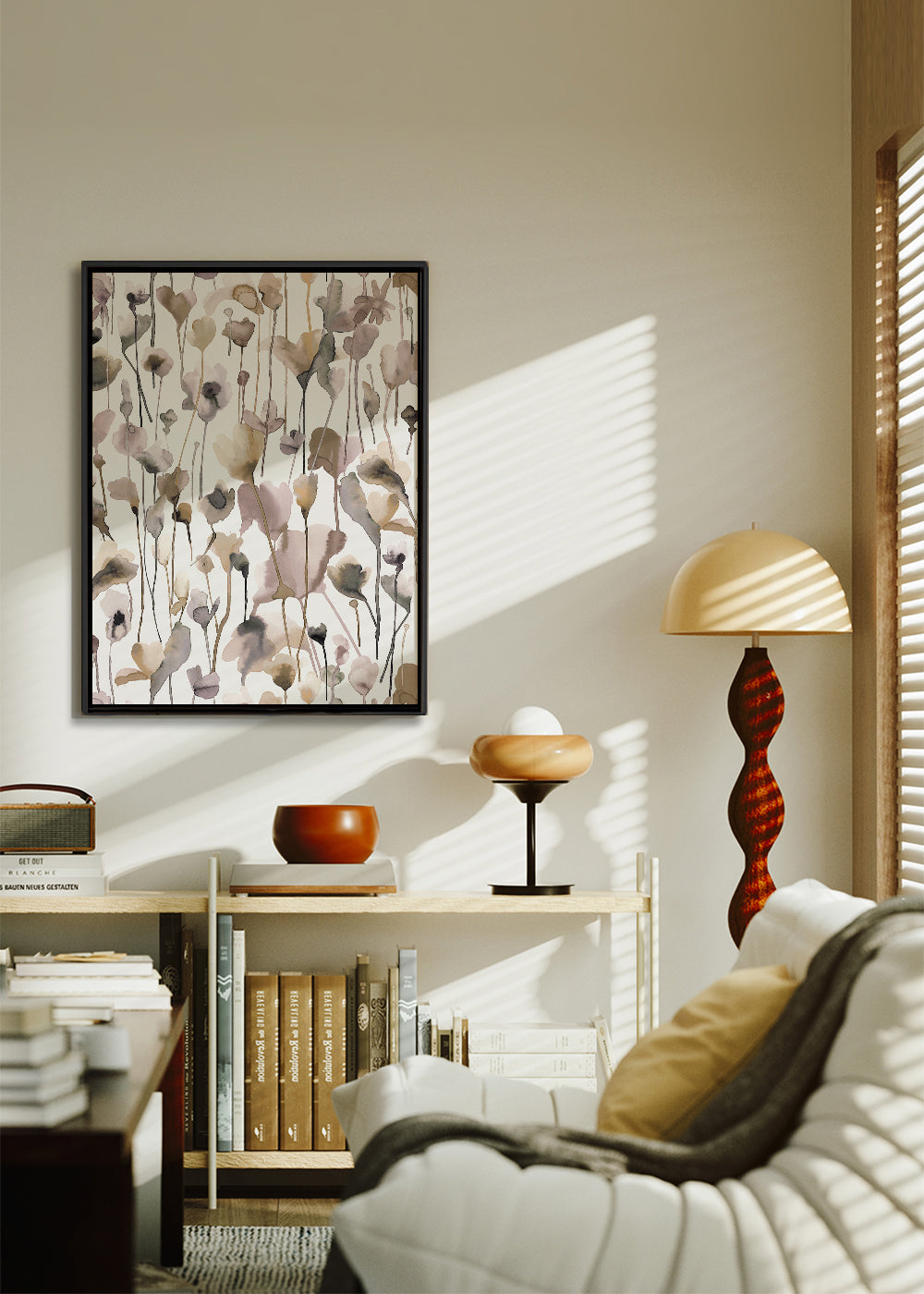 Wild Rustic Flowers Neutral