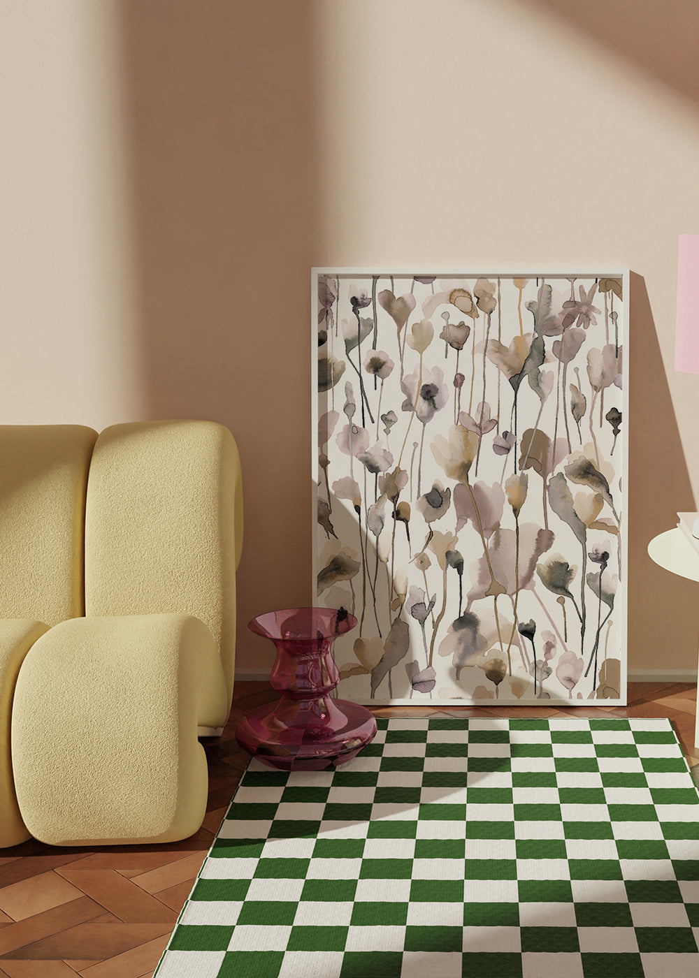 Wild Rustic Flowers Neutral