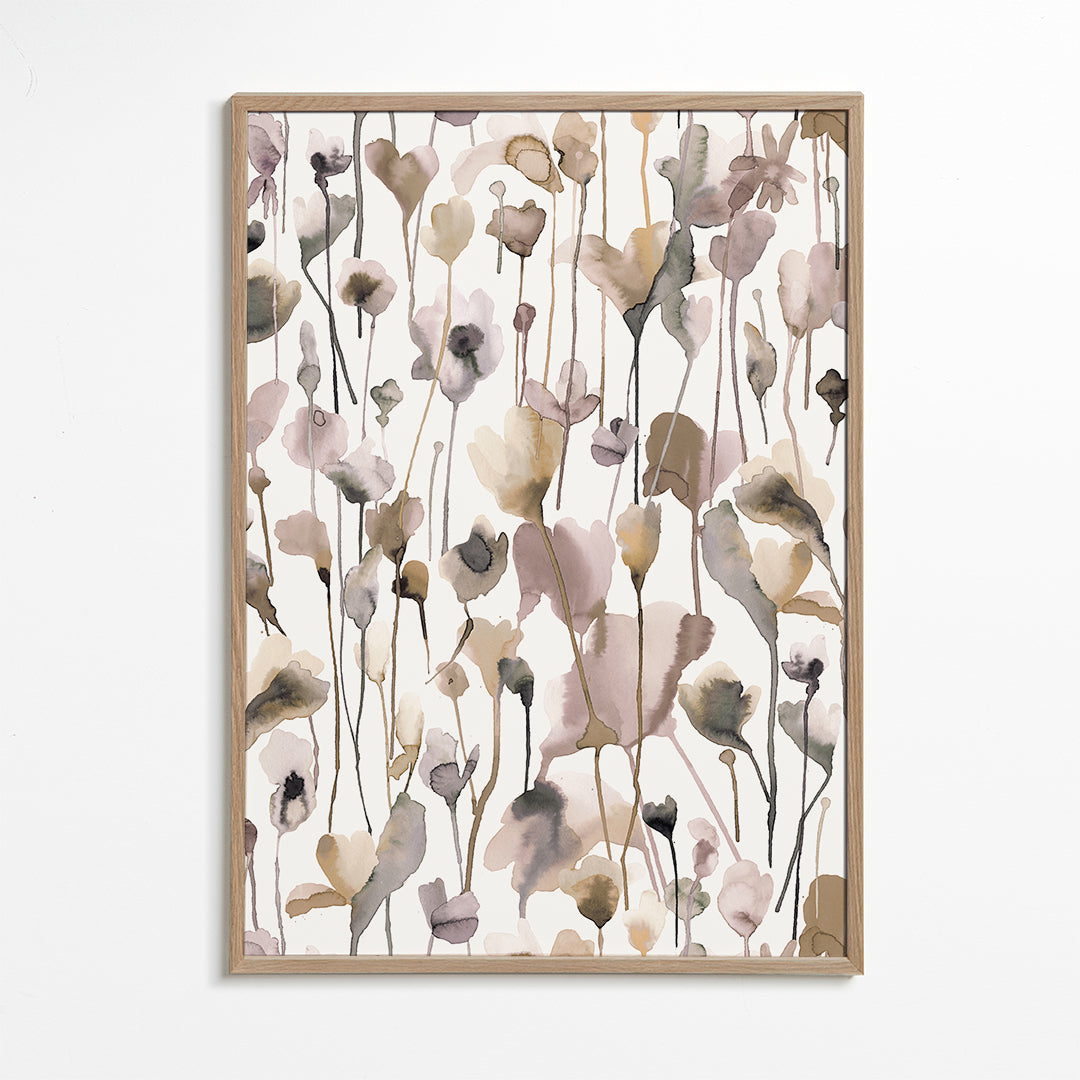 Wild Rustic Flowers Neutral