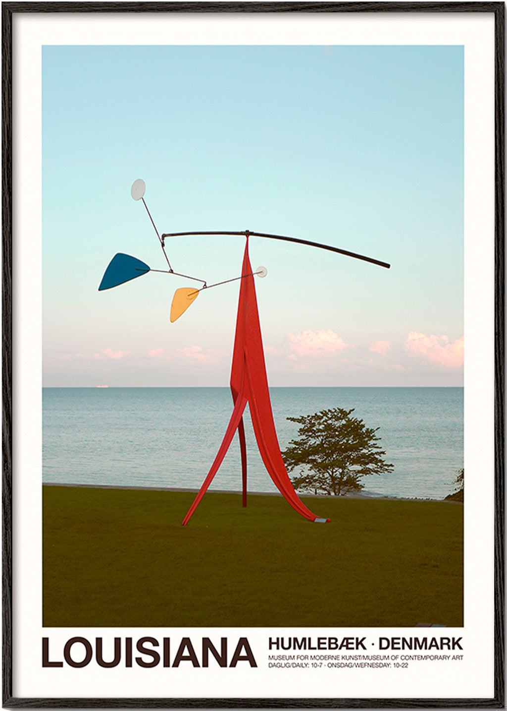 Reiseplakat Louisiana mit skulpturalem Mobile
