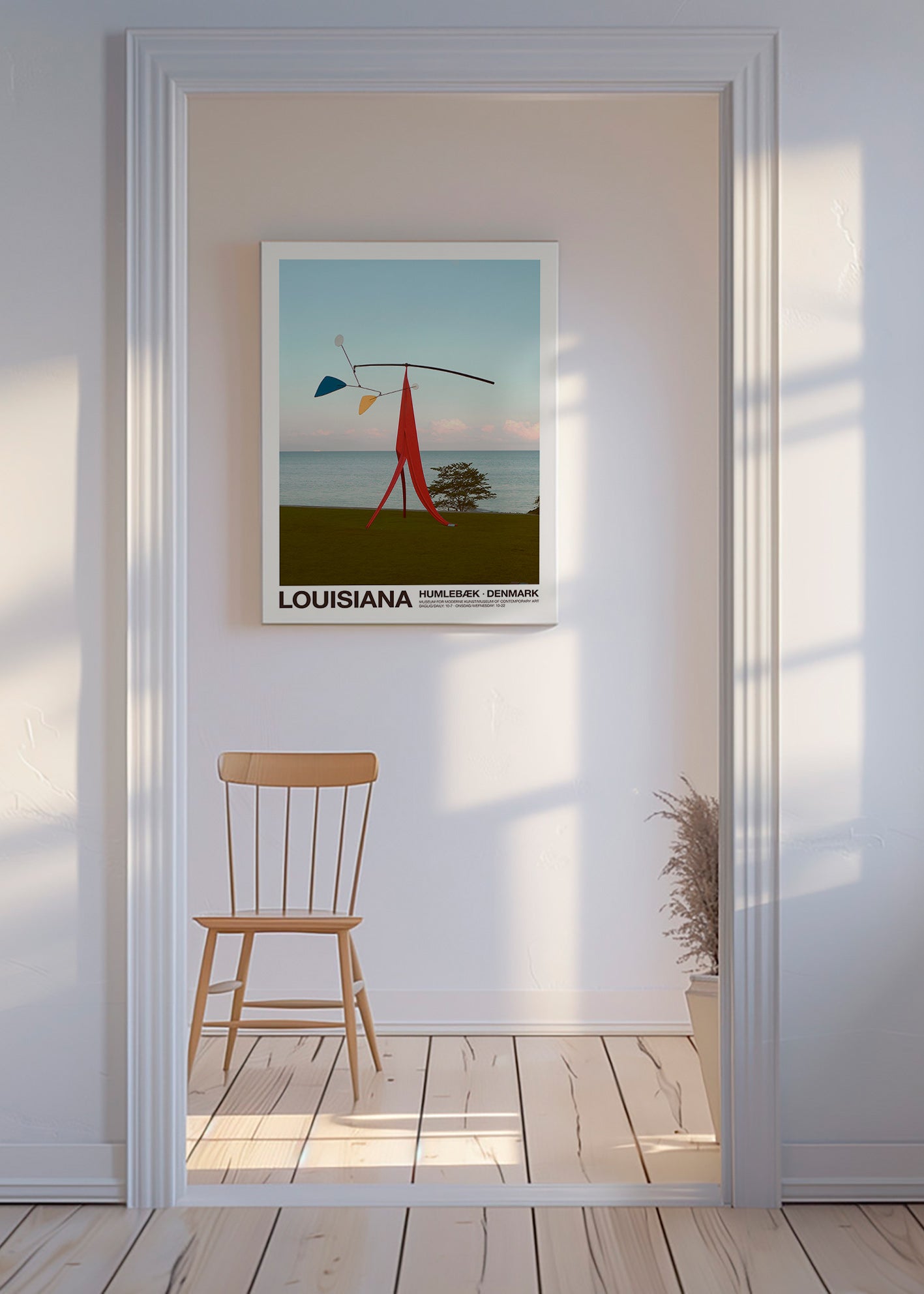 Reiseplakat Louisiana mit skulpturalem Mobile