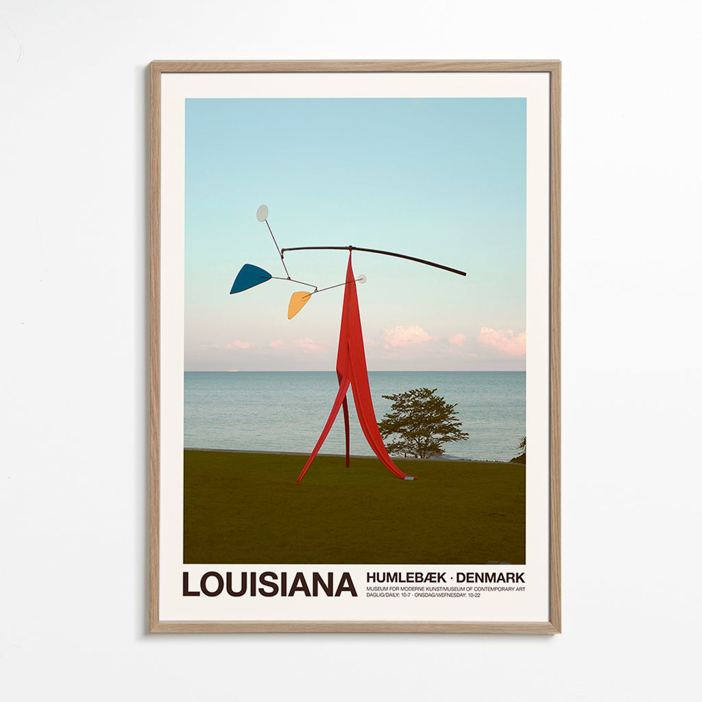 Reiseplakat Louisiana mit skulpturalem Mobile