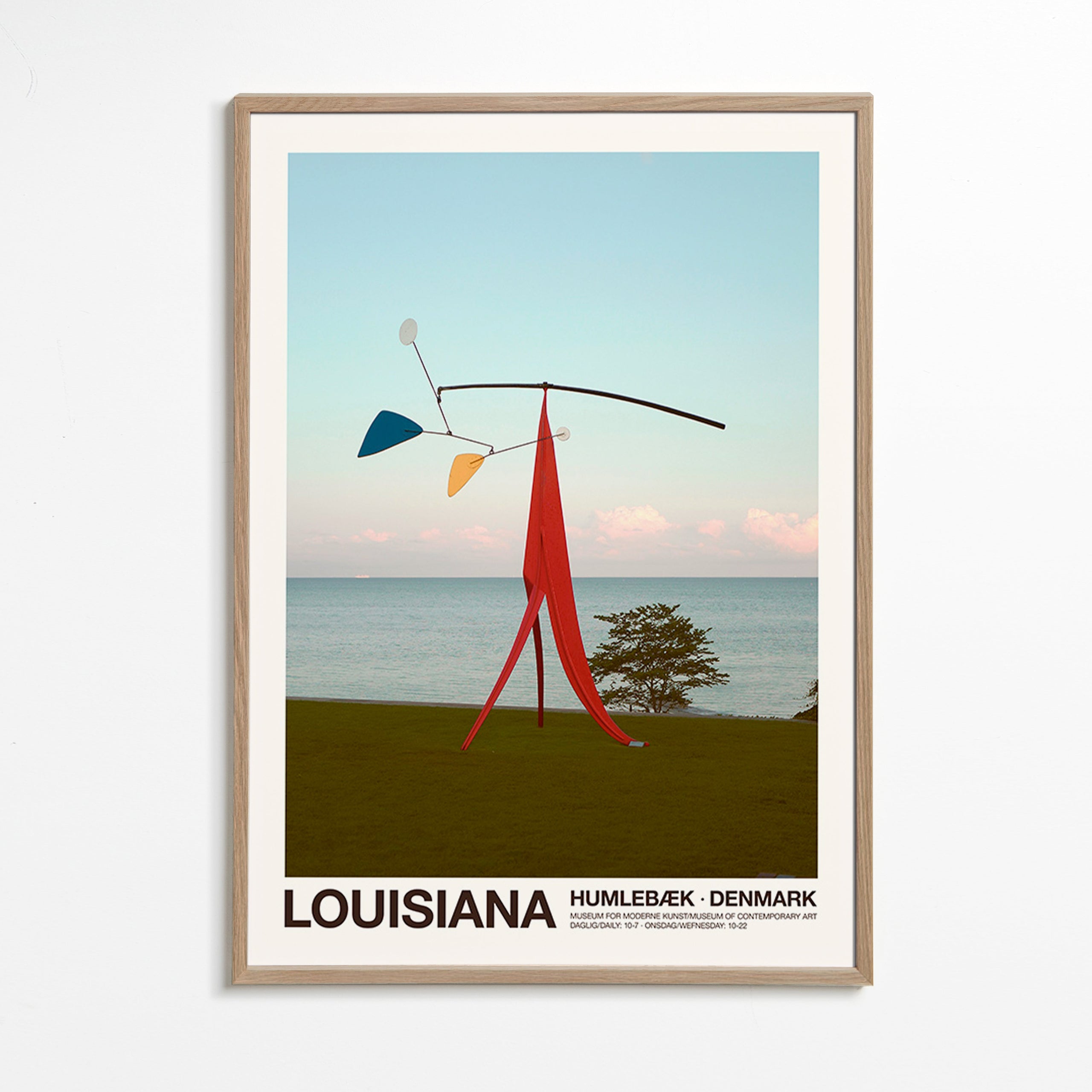 Reiseplakat Louisiana mit skulpturalem Mobile