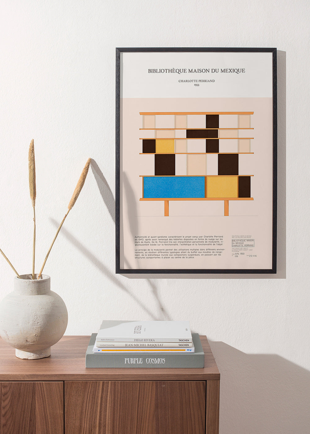 Illustration modulares Regalsystem 1955