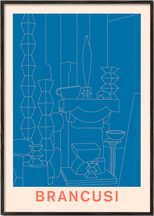 Geometrische Illustration Brancusi