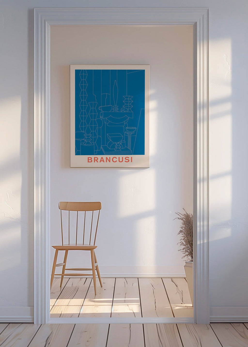 Geometrische Illustration Brancusi
