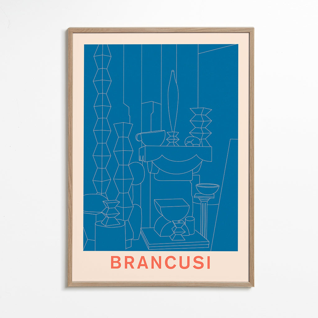 Geometrische Illustration Brancusi