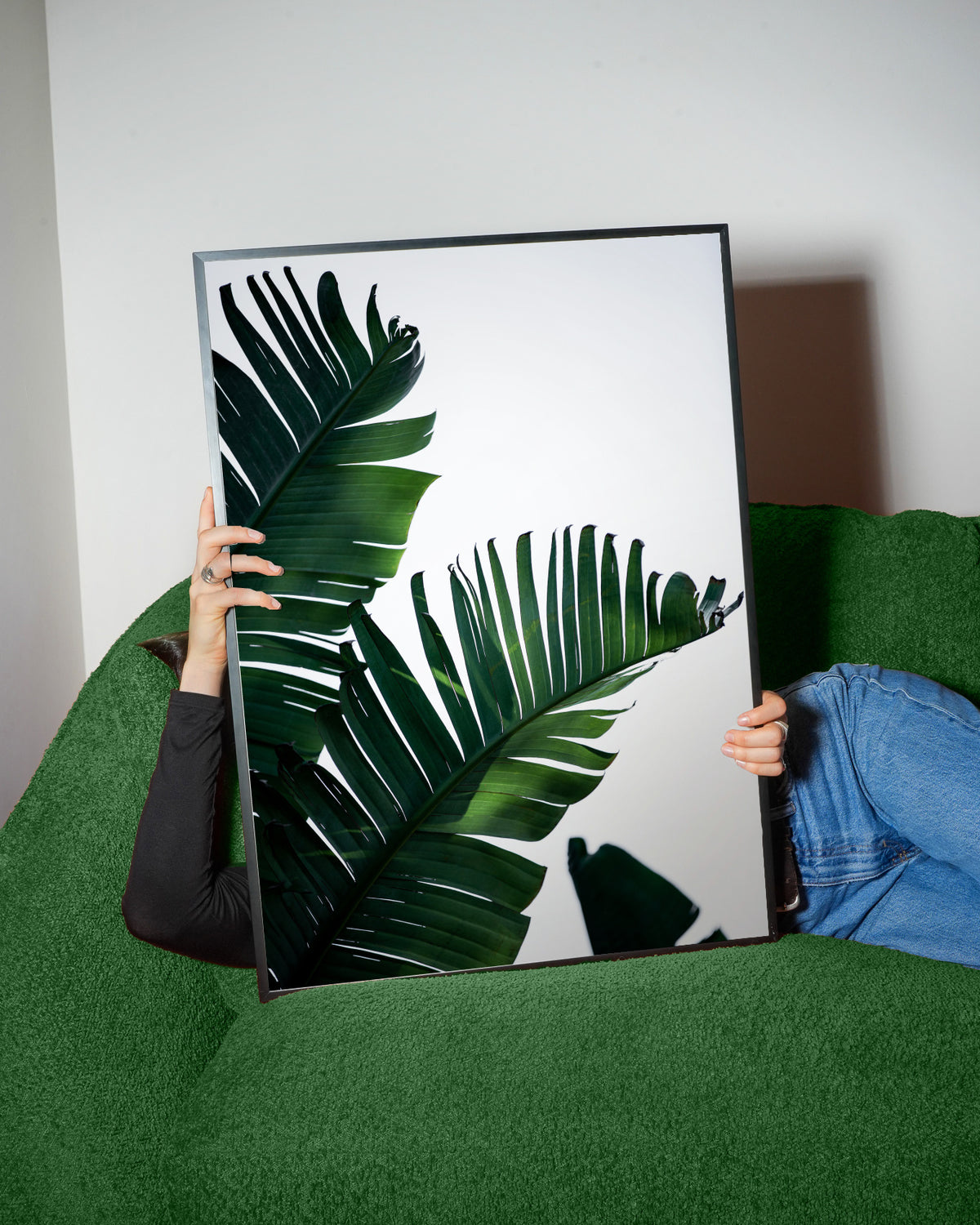 Banana Leaves 10 - Framed poster detail