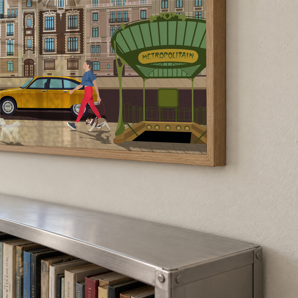 Travel to Paris - Framed poster detail