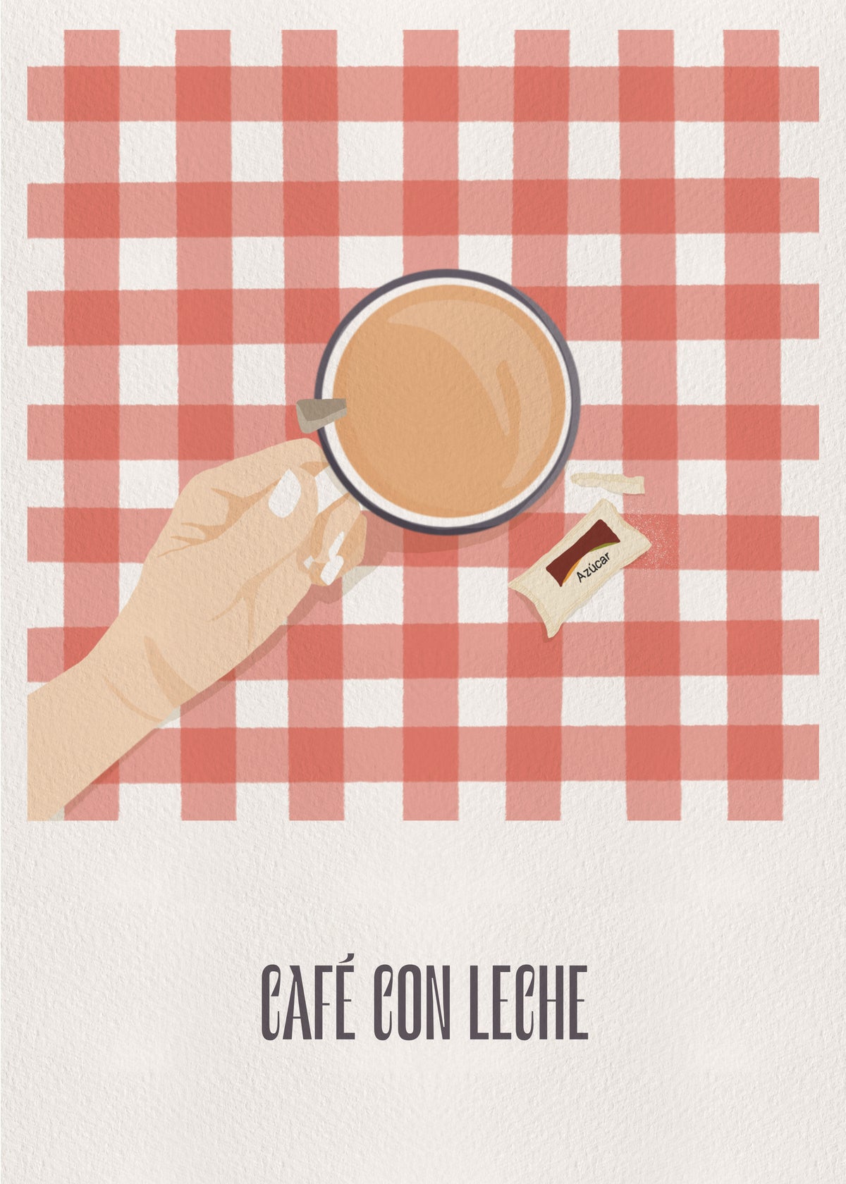 Café con leche - Unframed art print