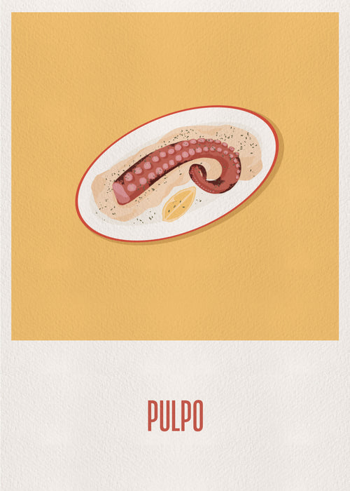 Pulpo - Unframed art print