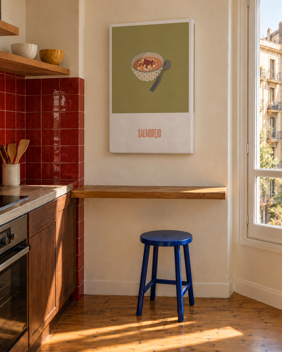 Salmorejo - Unframed canvas in an interior