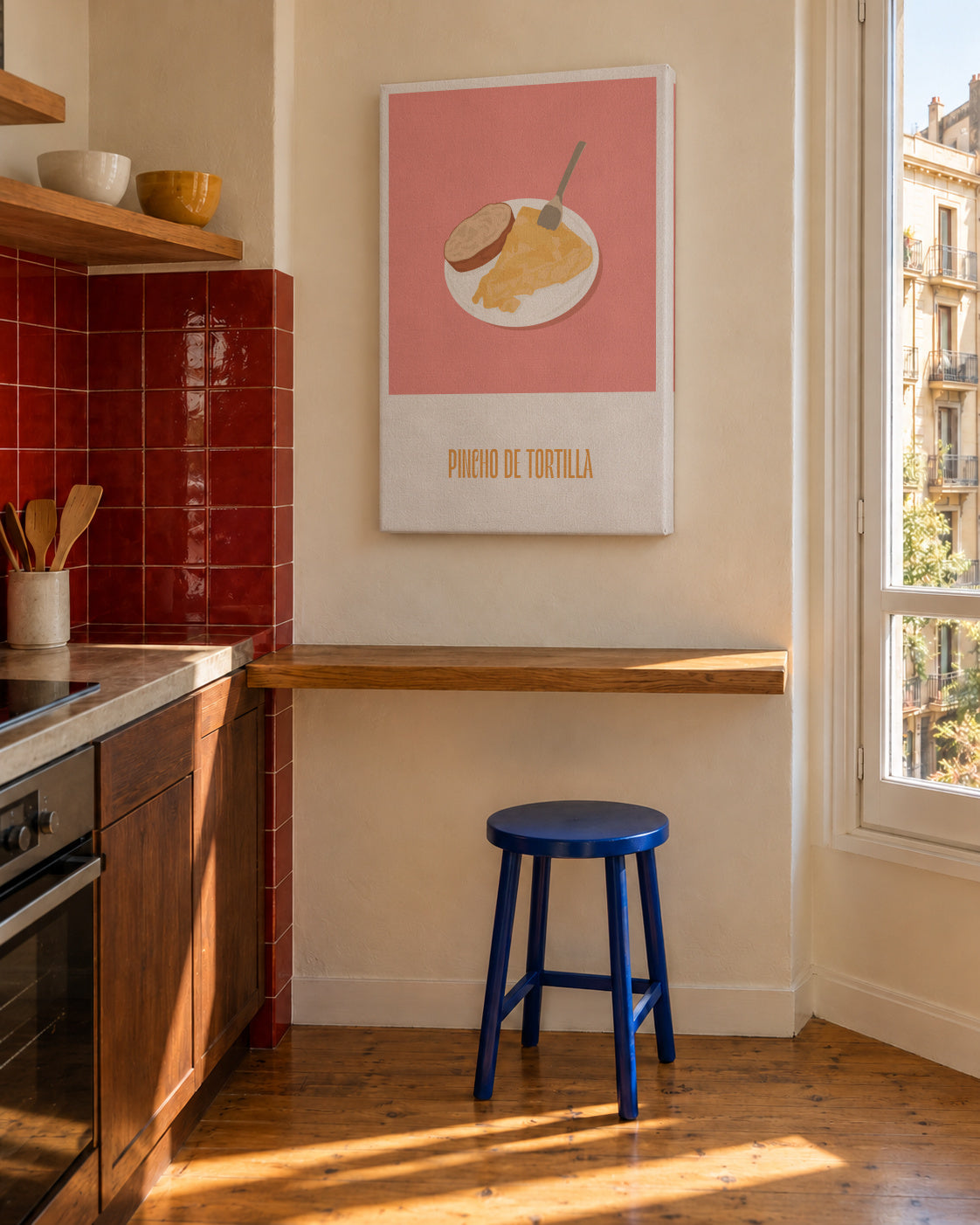 Pincho de tortilla - Unframed canvas in an interior