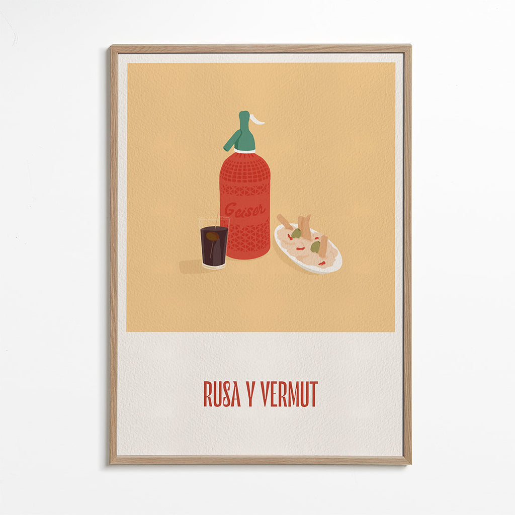 Rusa y vermut