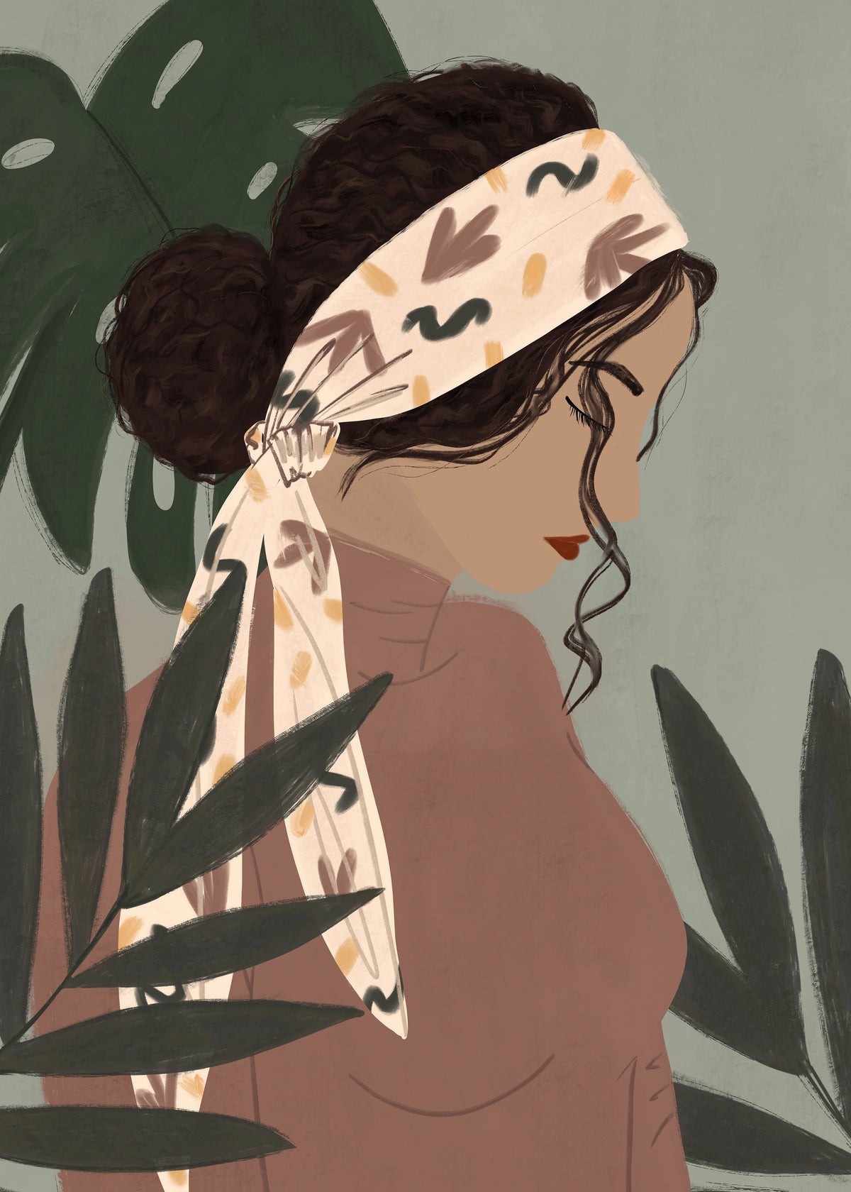Plant Lady - Unframed art print