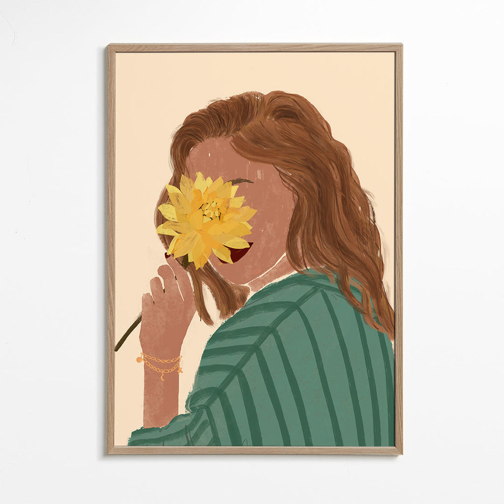 Flower Love Woman Portrait