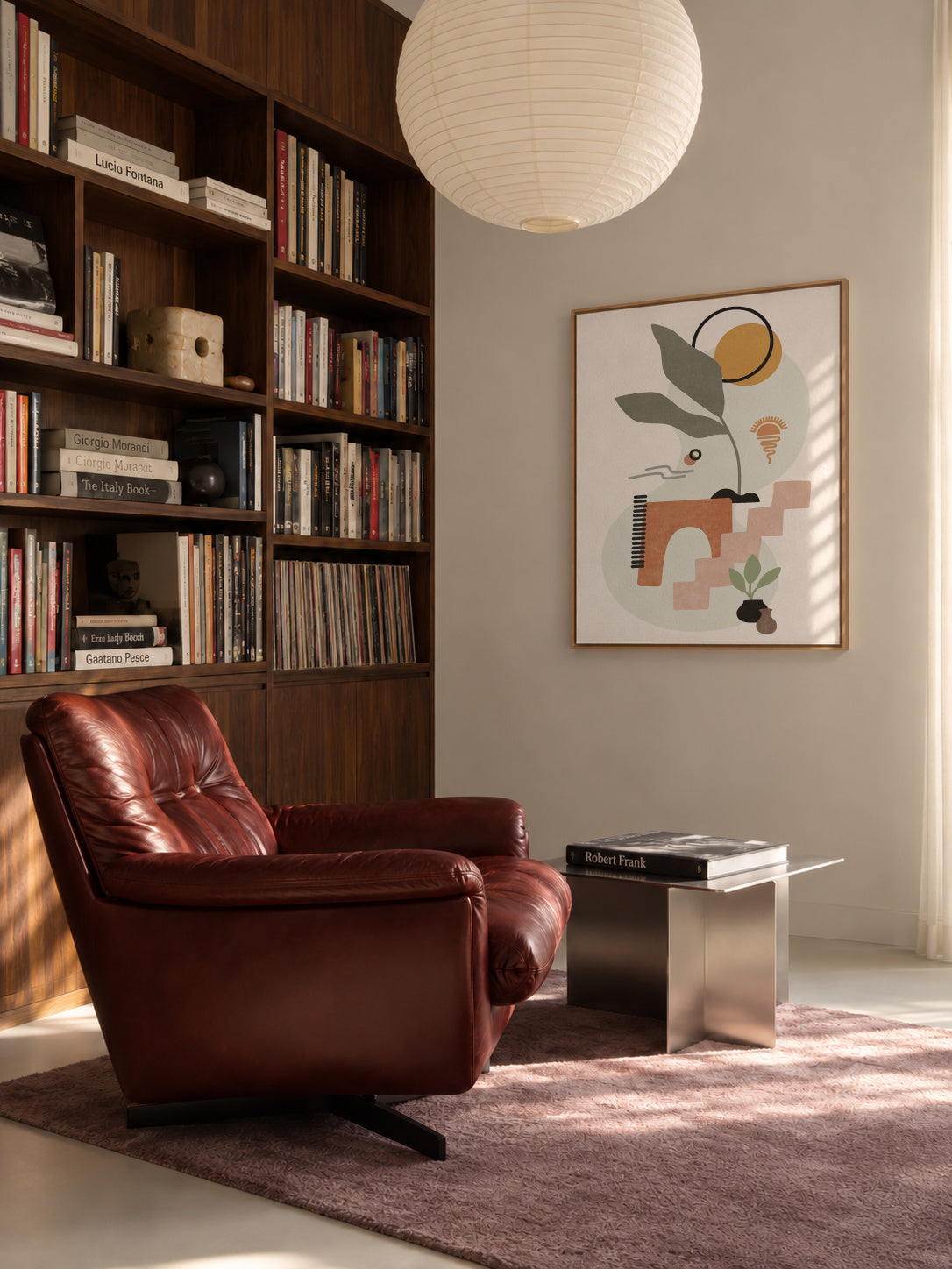 Tropical Villa 11 - Framed canvas in an interior