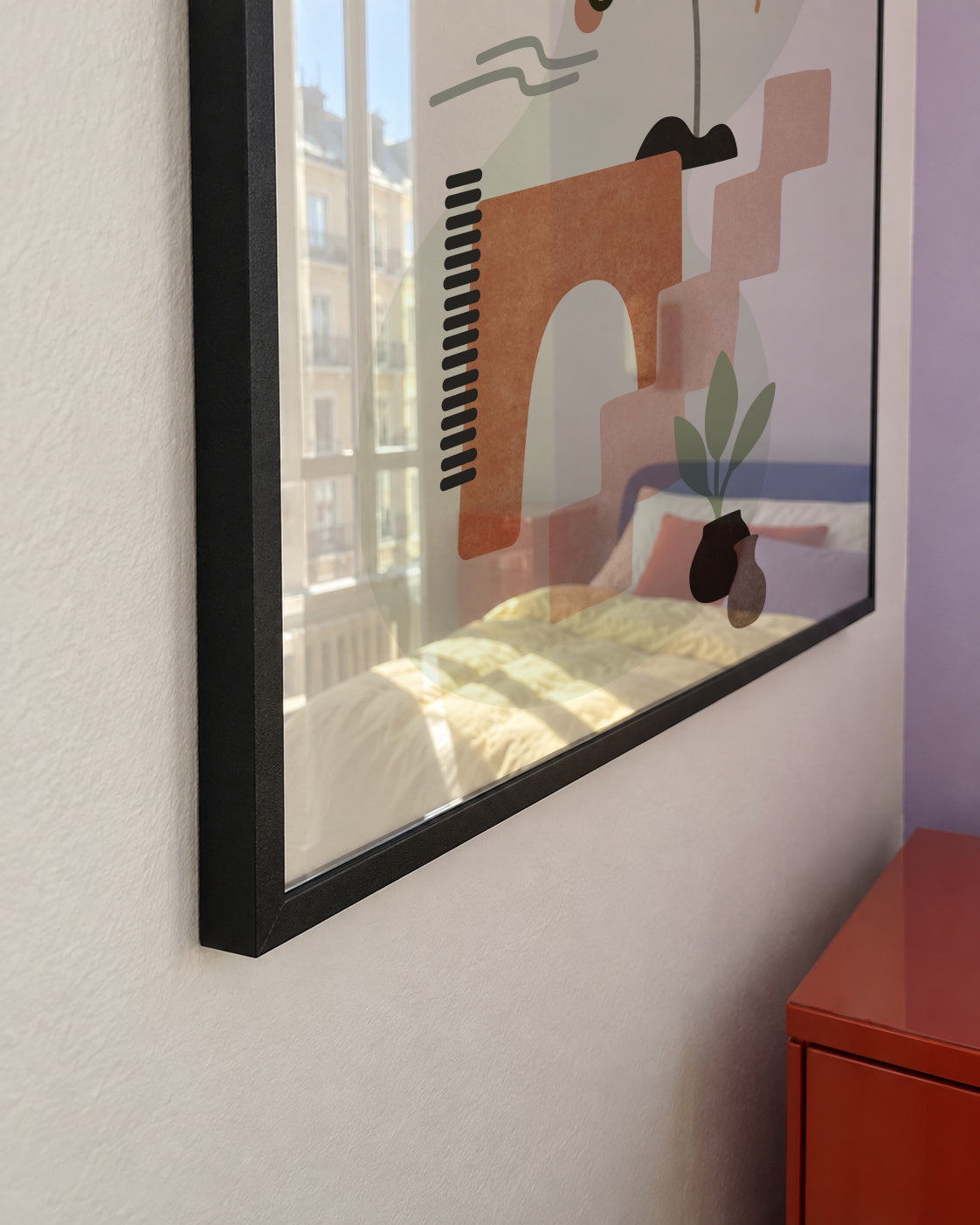 Tropical Villa 11 - Framed poster detail