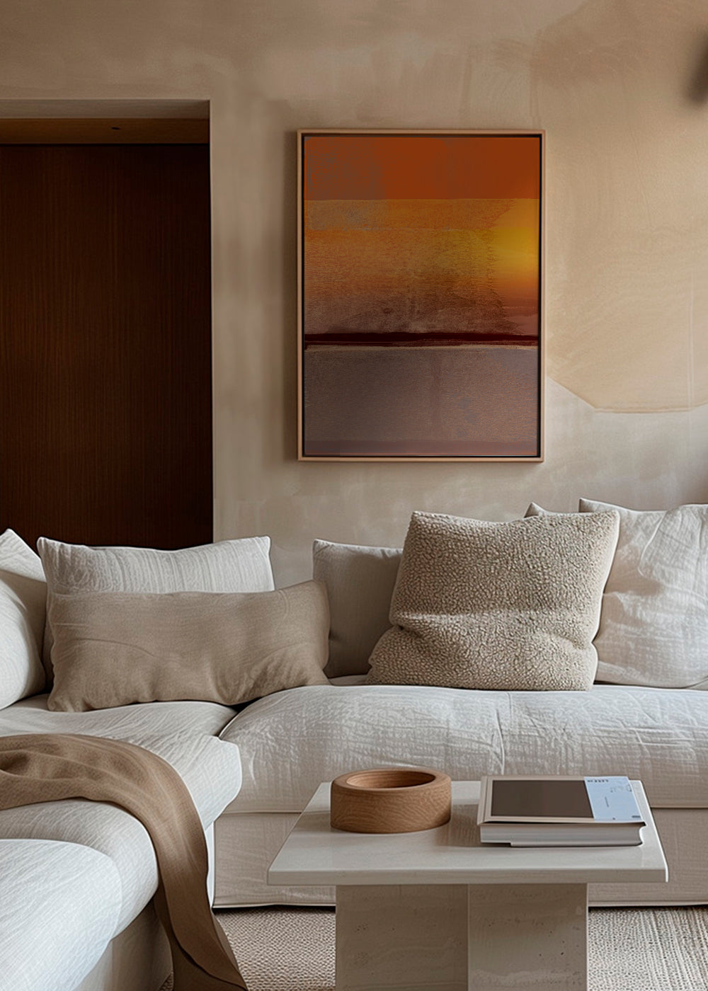 Organic Stack In Orange Brown 2