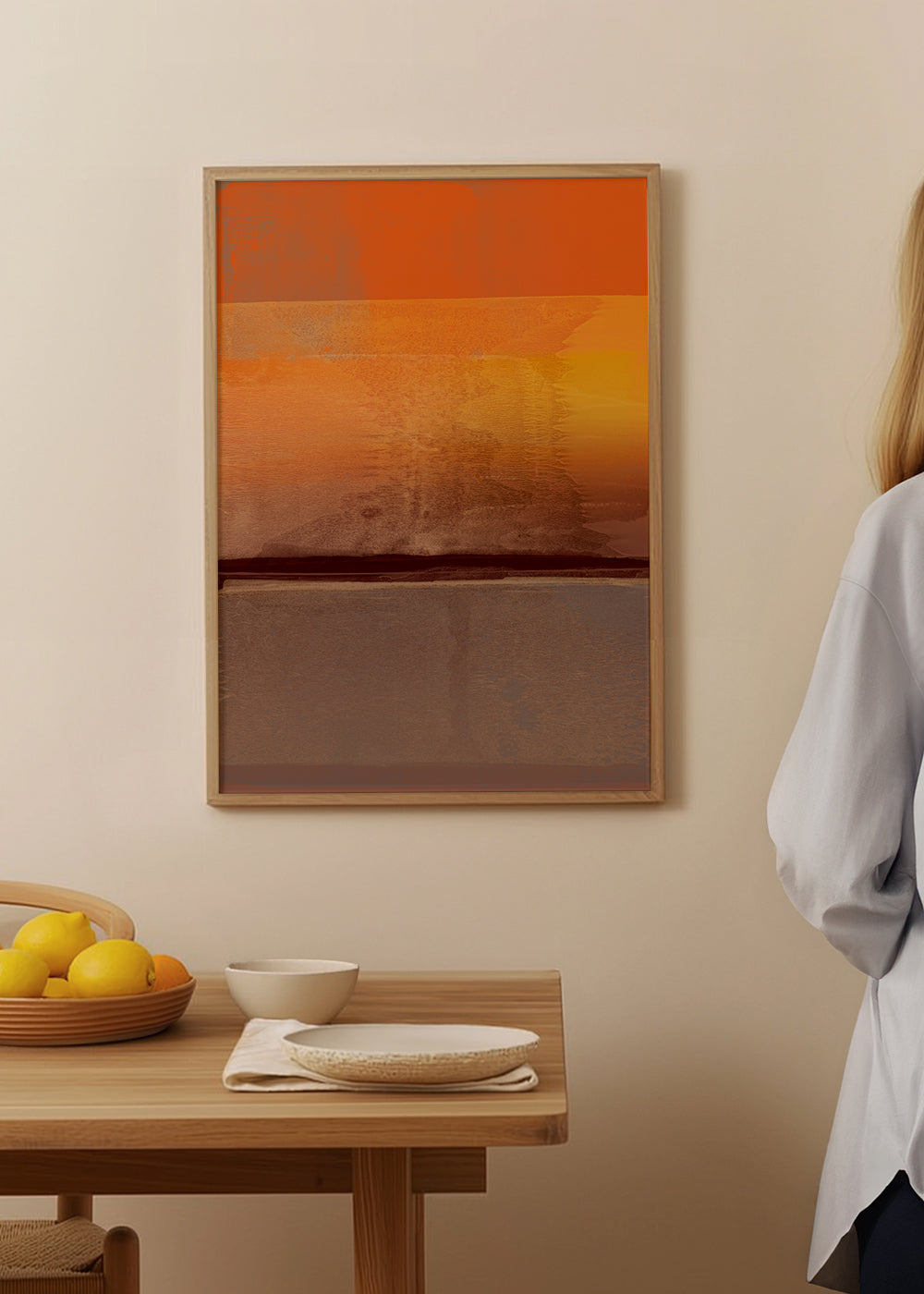 Organic Stack In Orange Brown 2