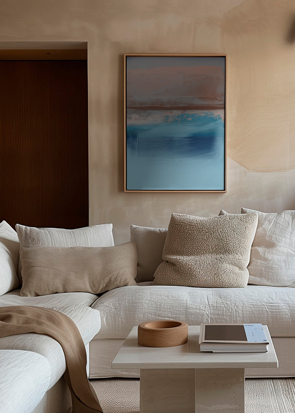 Organic Marks Brown & Blue