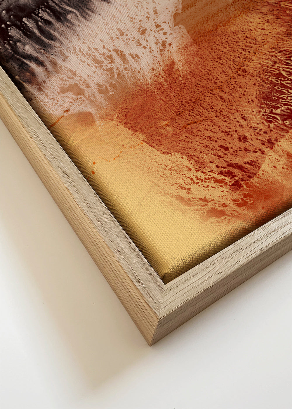 Organic Texture Abstract Yellow & Brown