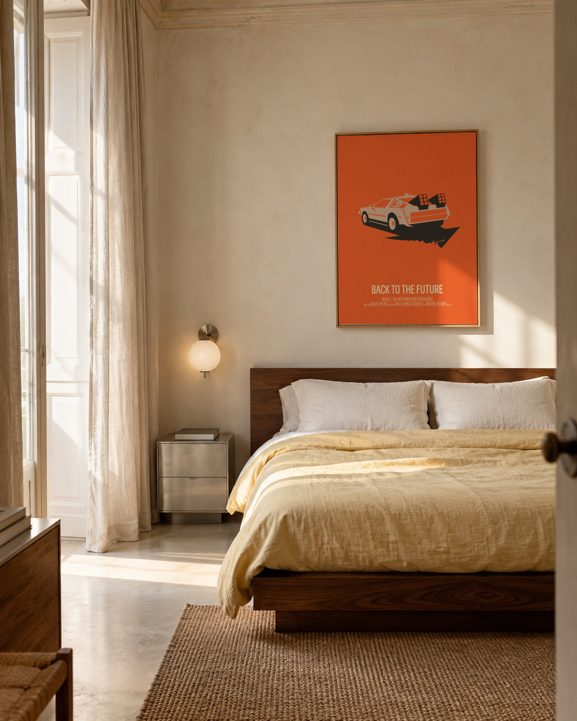 Back to the Future - Framed canvas in an interior