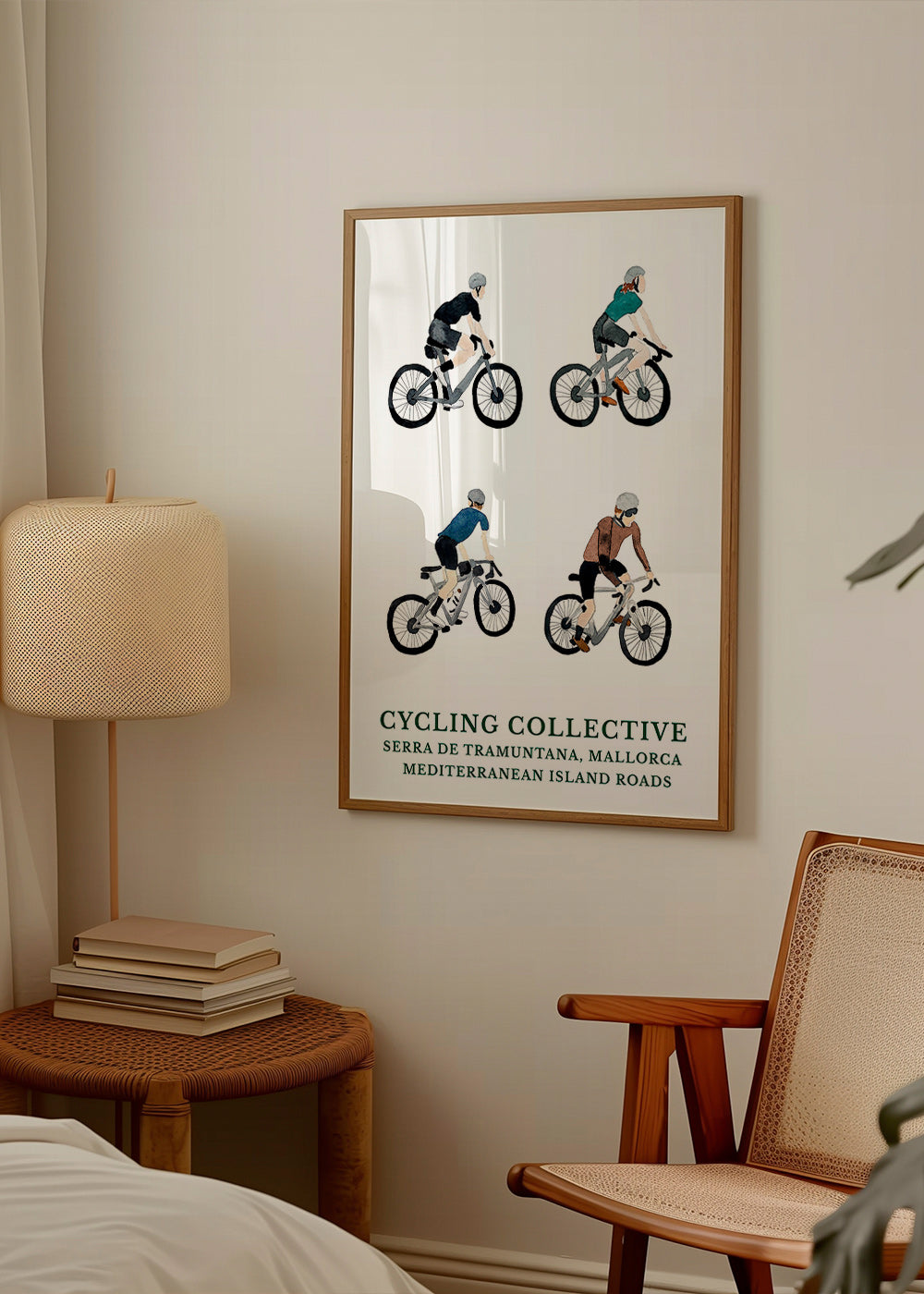 Küchenkunst Mallorca Radfahrer