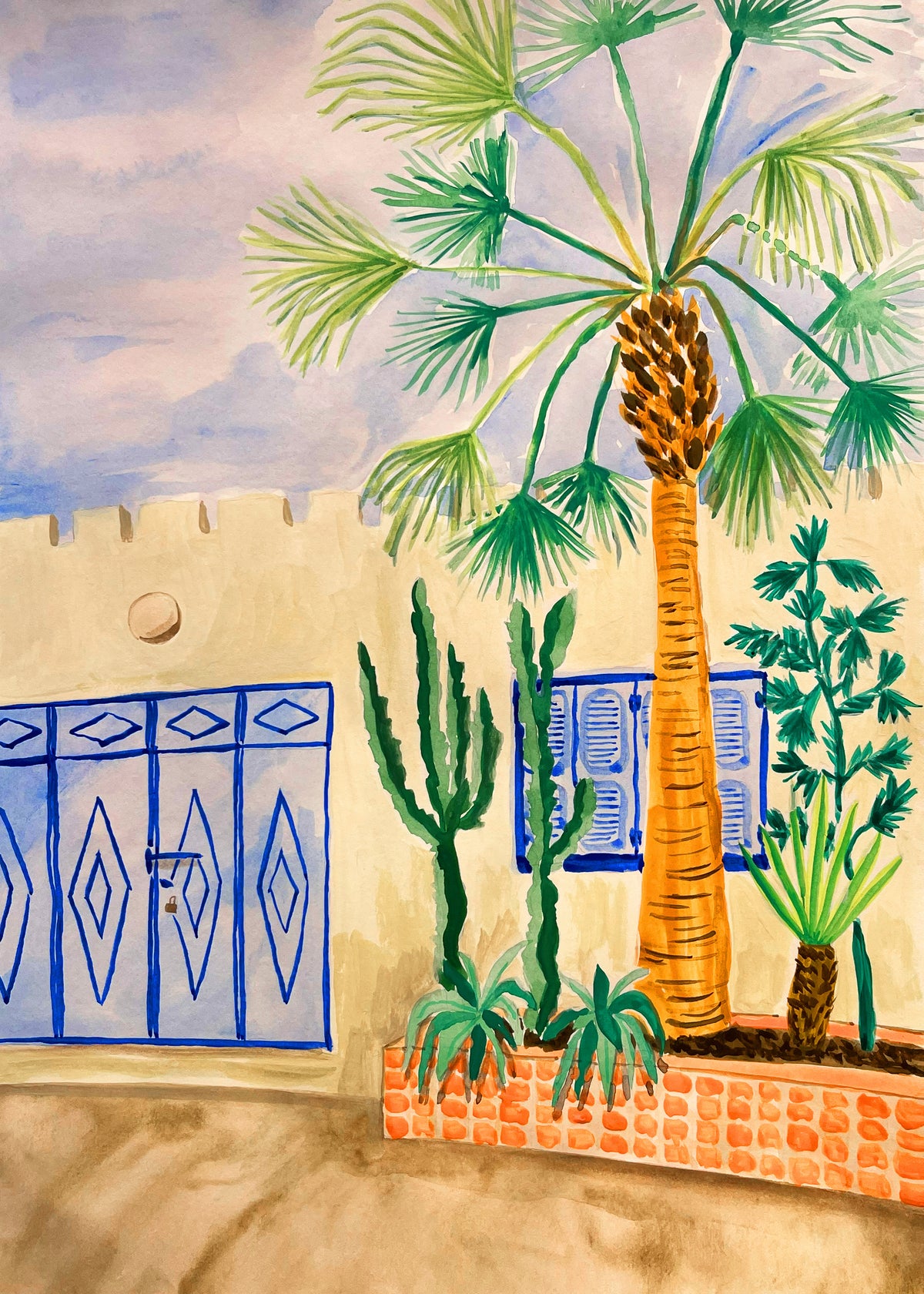 Moroccan Street - Unframed art print