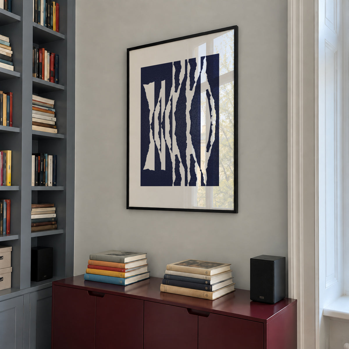 Torn II - Framed poster in an interior