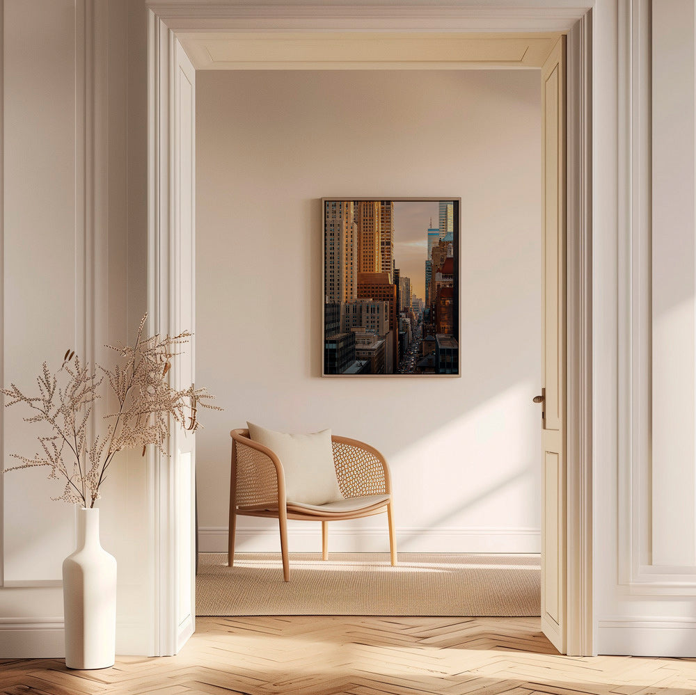 Stadtbild bei Morgenlicht – Canvas1