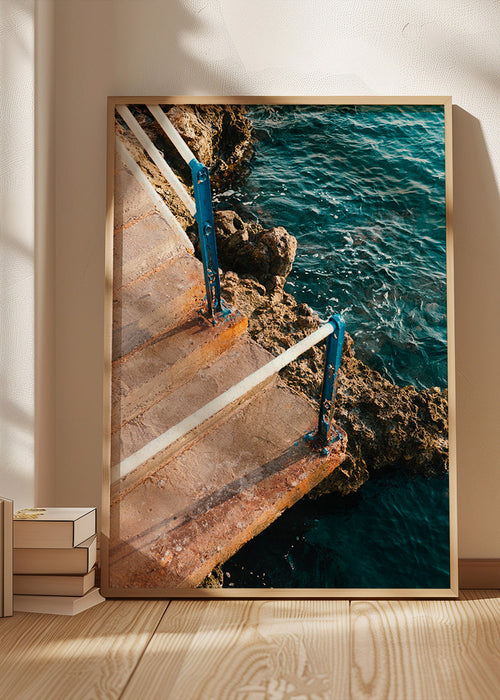 Landschaftskunst mit Treppe zum Meer – Product1