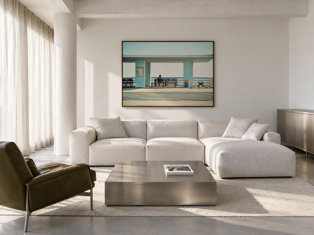 Coney Island - Framed canvas in an interior