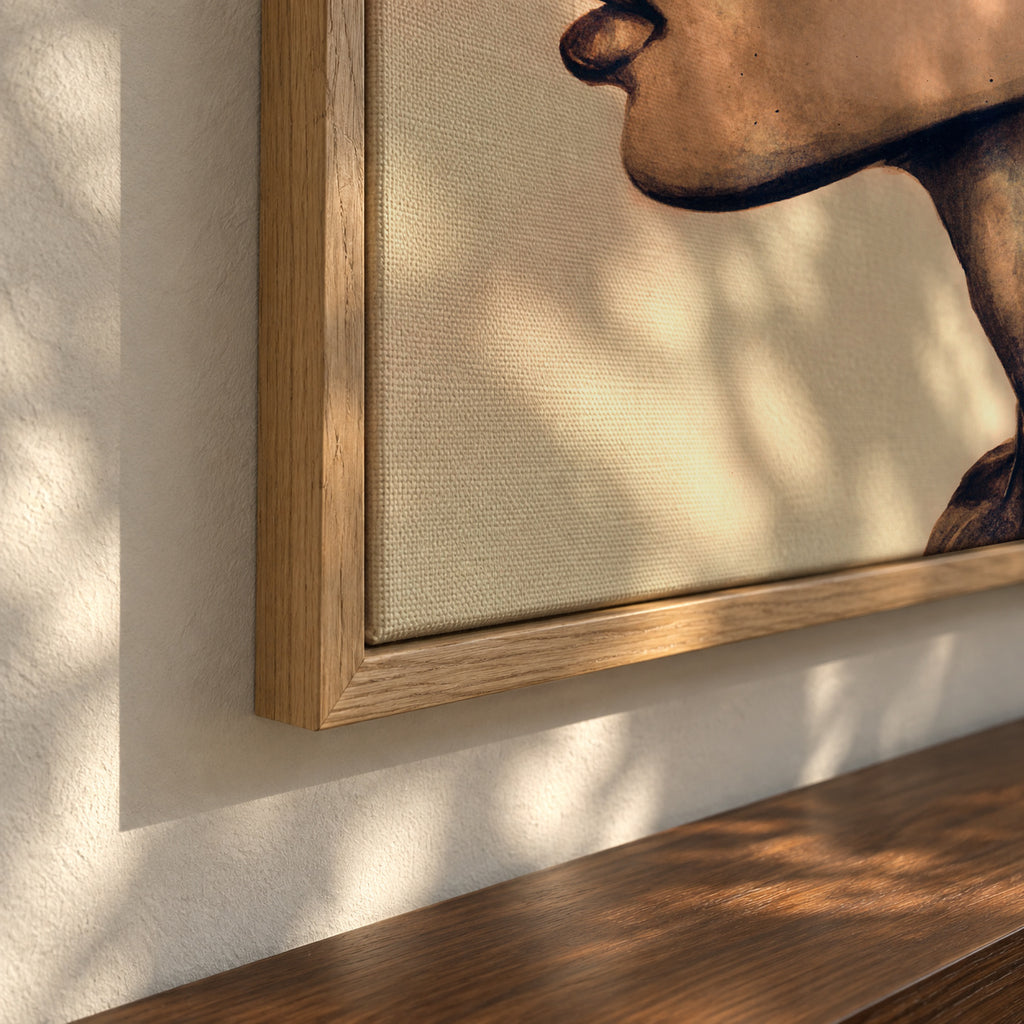 Africa - Framed canvas detail