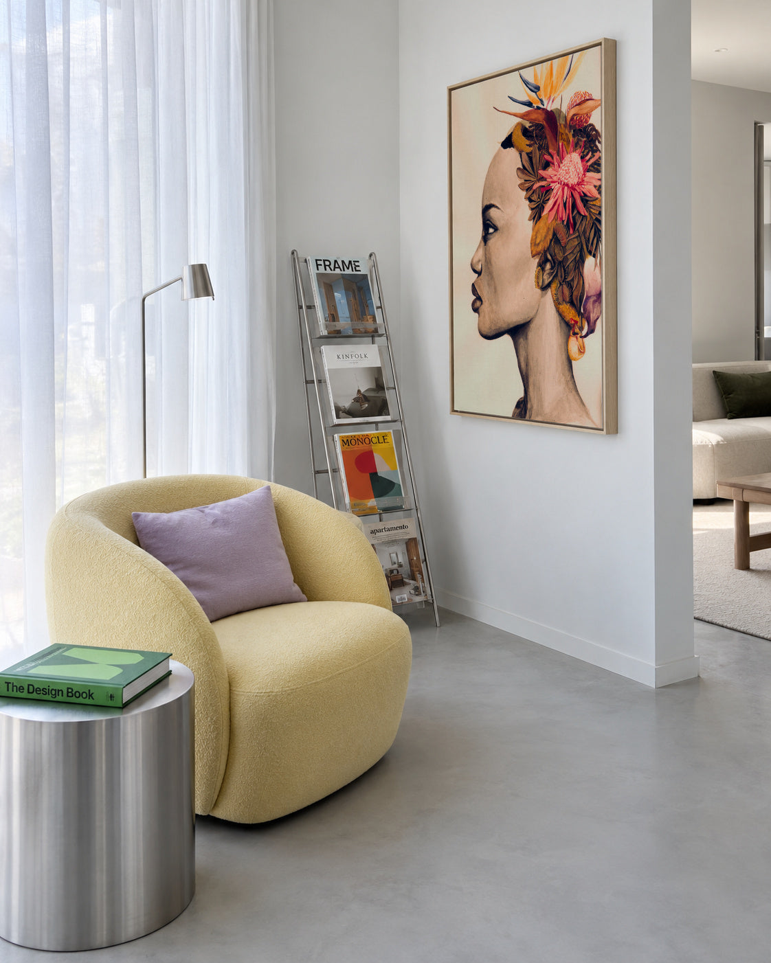 Africa - Framed canvas in an interior