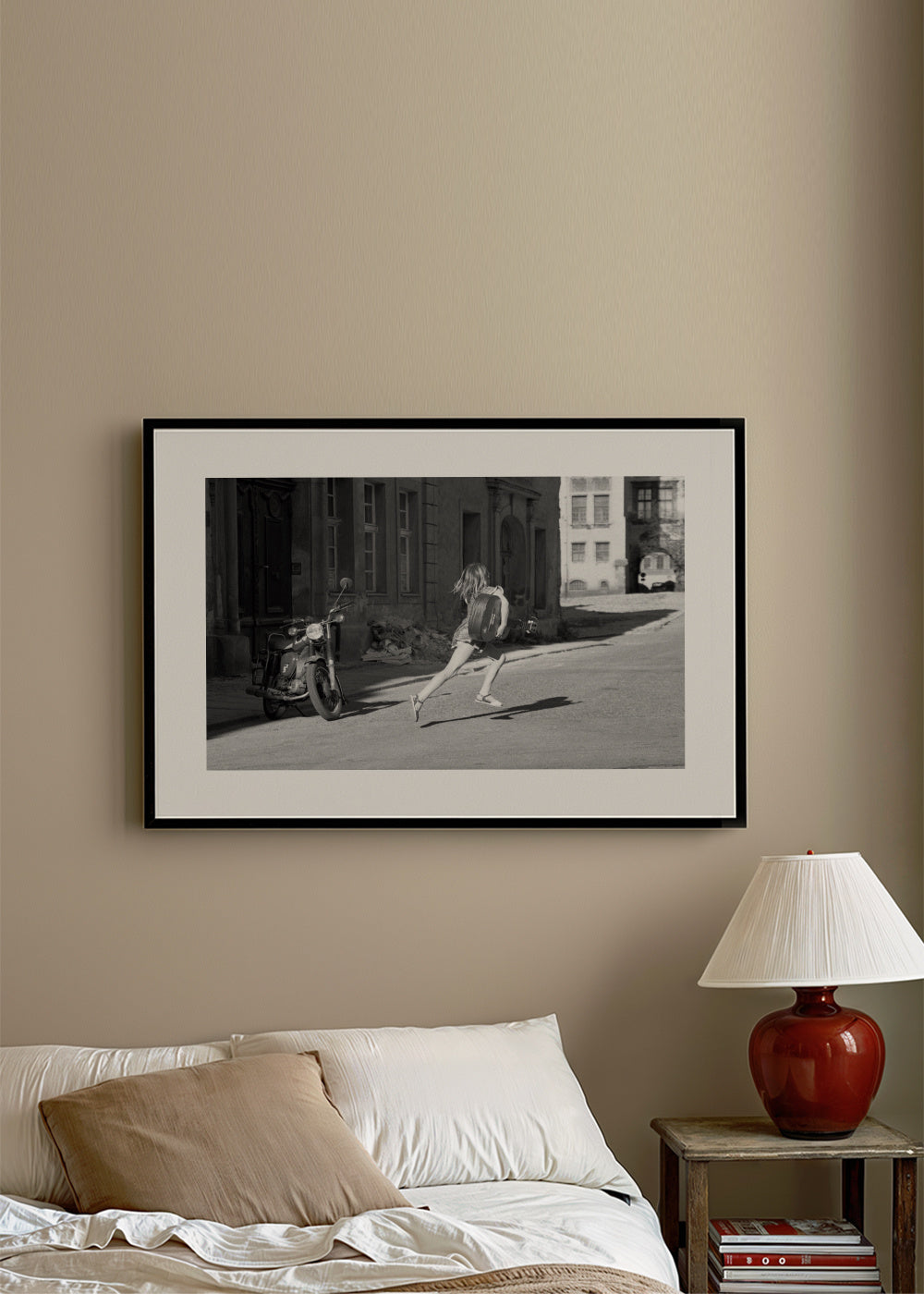 Freedom from the series Childhoods - Framed poster in an interior