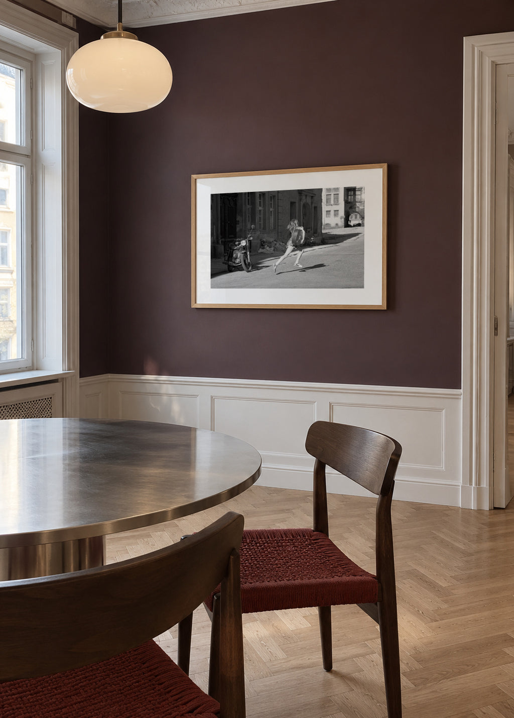 Freedom from the series Childhoods - Framed poster in an interior