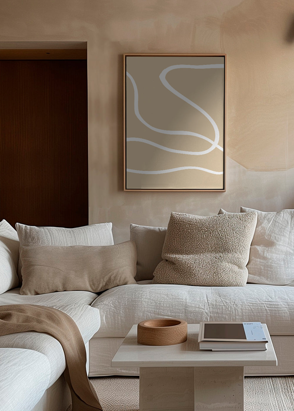 Beige Lines 01 - 1x Studio